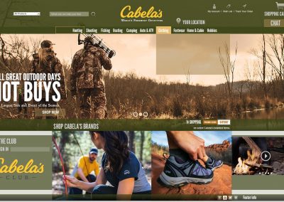 Cabela's Home Page