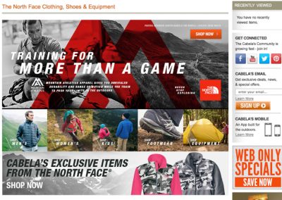North Face Landing Page